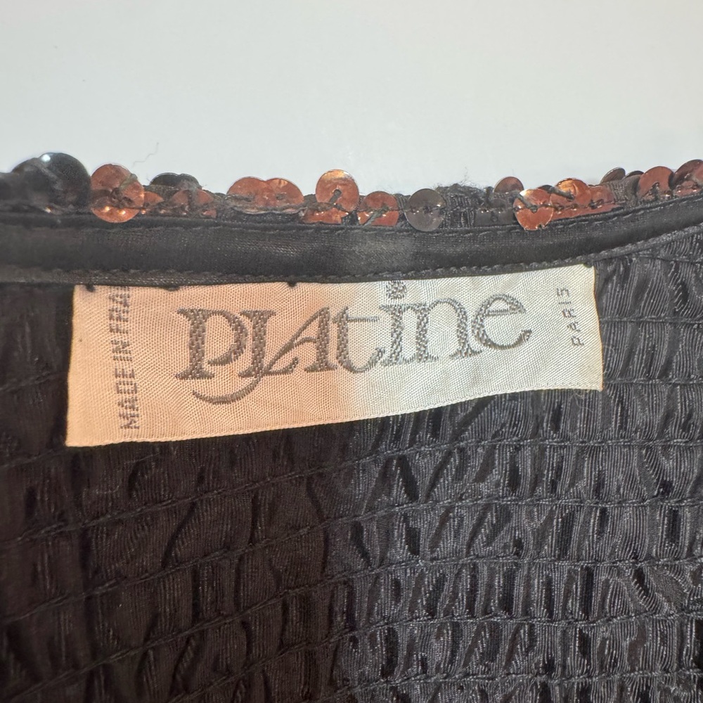 Vintage Sequin Zigzag Pattern Jacket - image 5